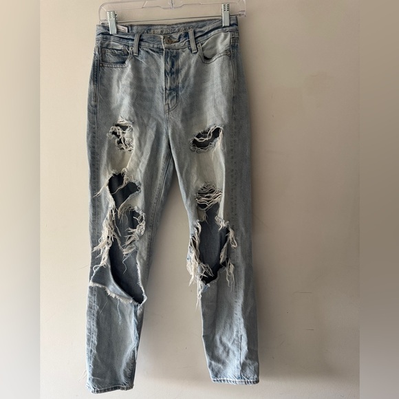 American Eagle Outfitters Denim - American Eagle Distressed Mom Jeans